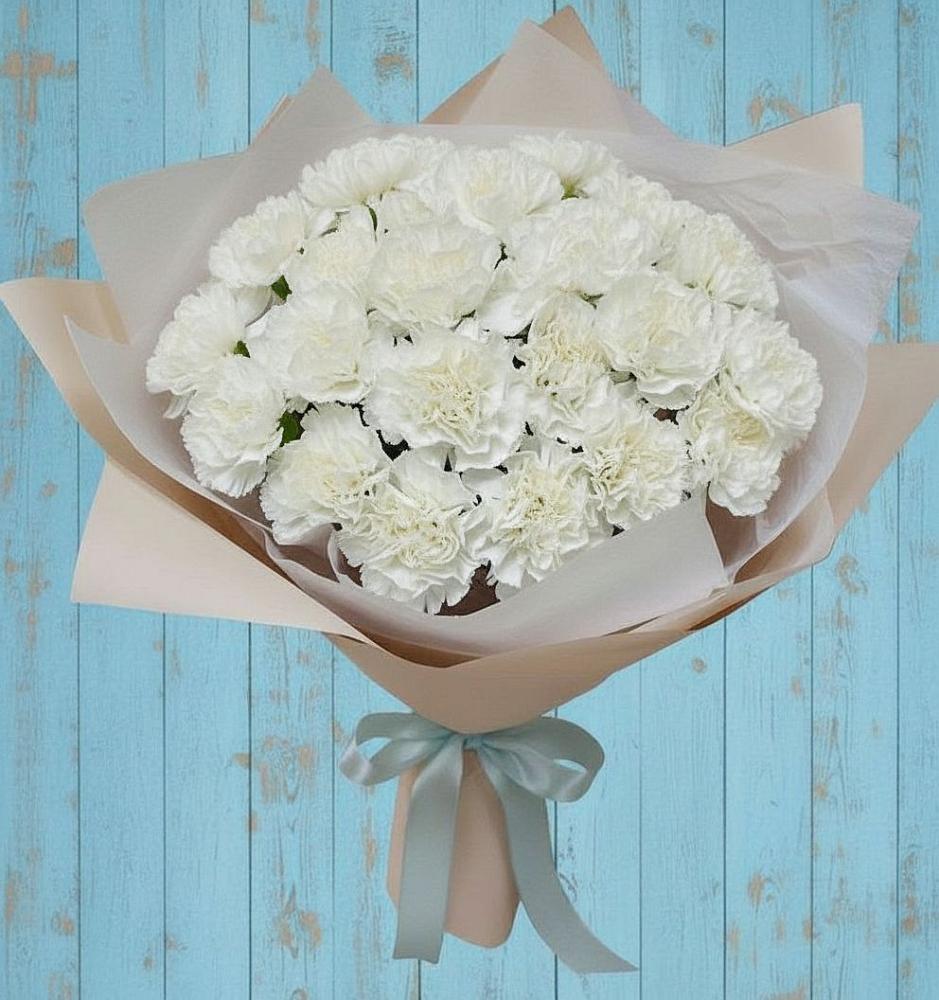 Букет цветов из: Гвоздики в Жилино-1