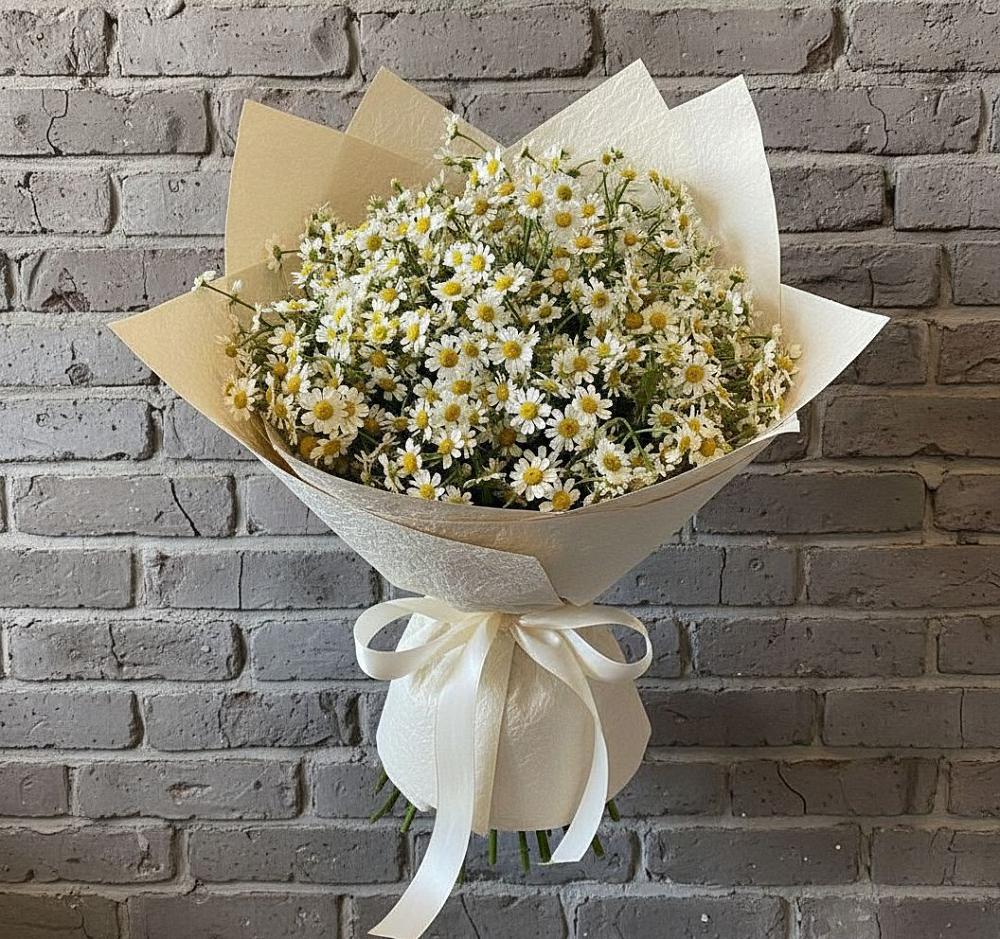 Букет цветов из: Ромашки в Жилино-1