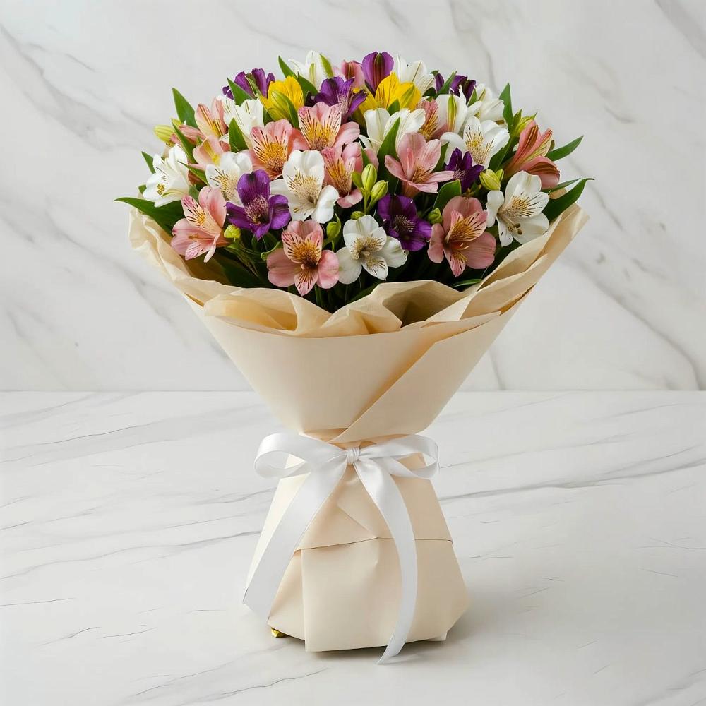 Букет цветов из: Альстромерии в Жилино-1