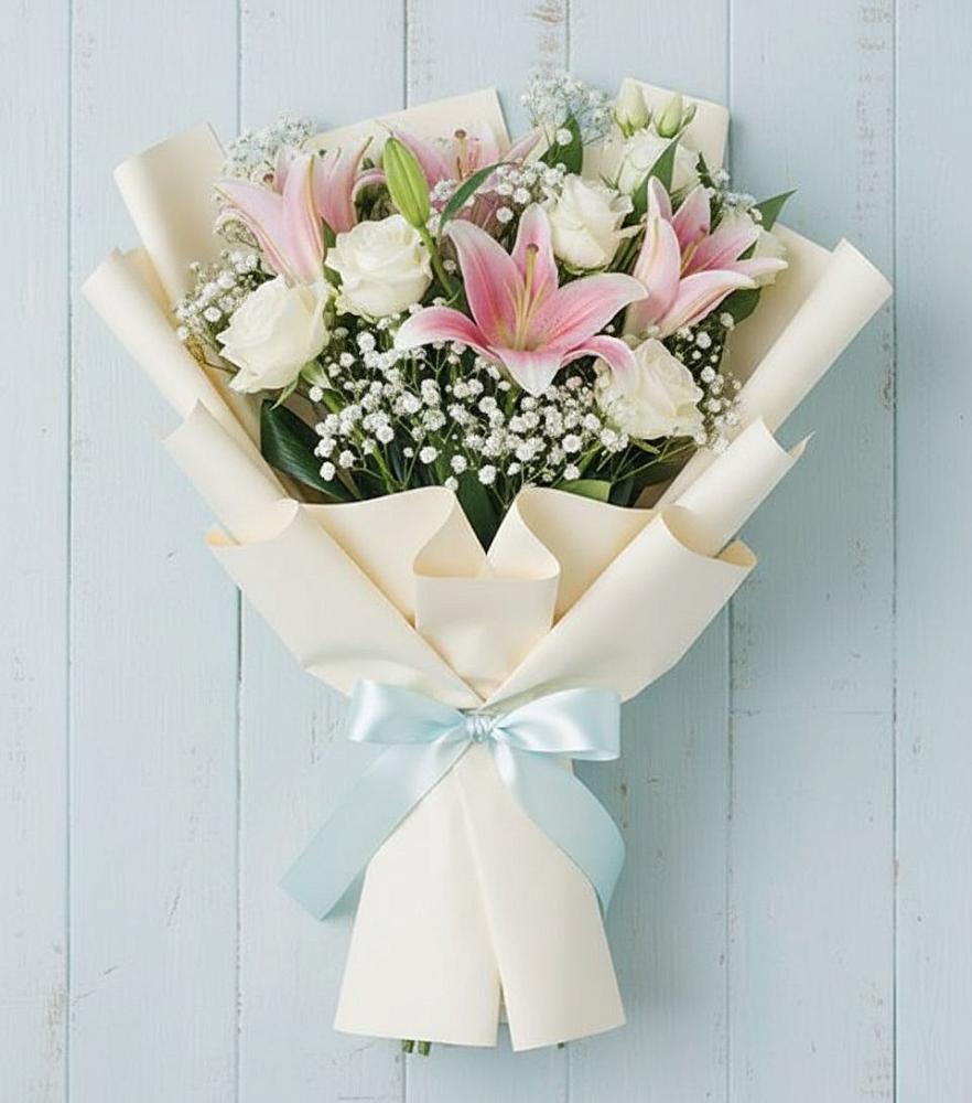 Букет цветов из: Лилии в Жилино-1
