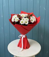 Букет цветов из:  Хризантемы в Жилино-1