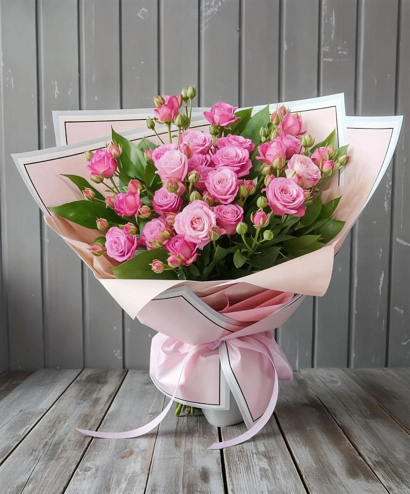 Букет Розовый кустик в Жилино-1