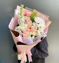 Букет цветов из:  Хризантемы и Розы в Жилино-1