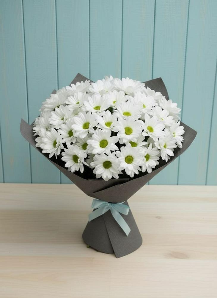 Букет цветов из: Хризантемы в Жилино-1