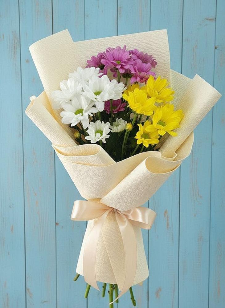 Букет цветов из: Хризантемы в Жилино-1