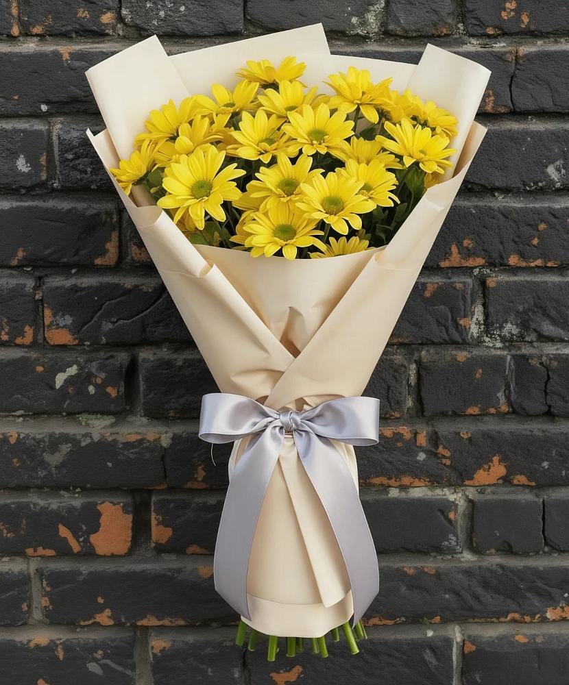 Букет цветов из: Хризантемы в Жилино-1