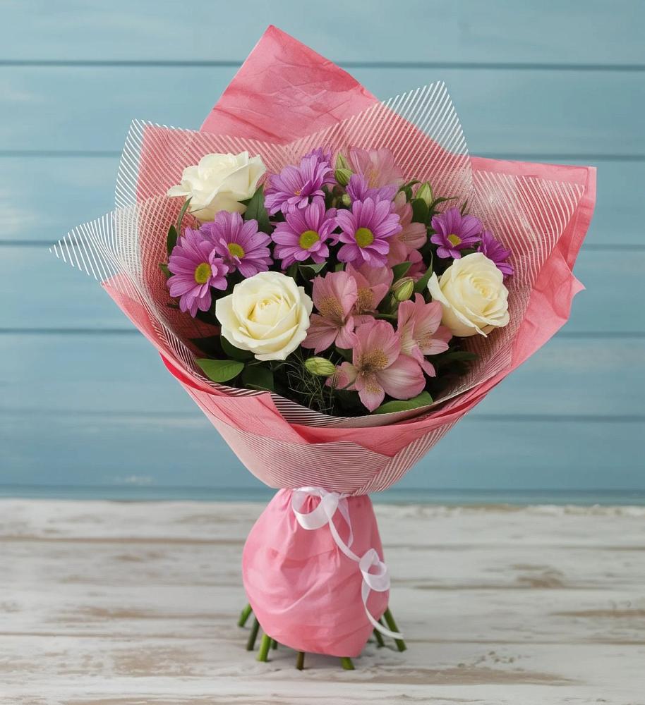 Букет цветов из: Герберы в Жилино-1