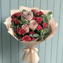 Букет цветов из:  Гвоздики и Розы в Жилино-1